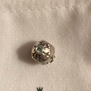 Pandora snowflake gem charm